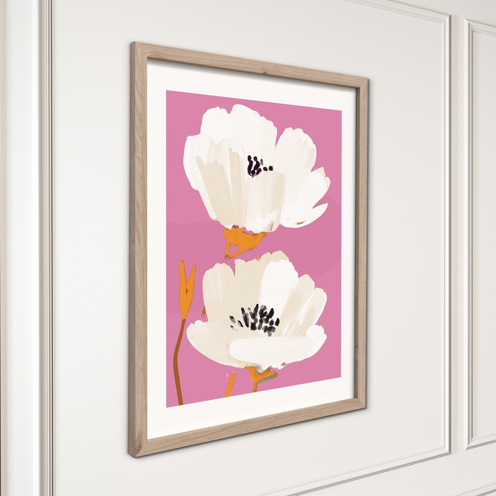 Obraz drukowany z ramą w zestawie 30x40 cm Peony Bloom – Styler (zdjęcie 6)
