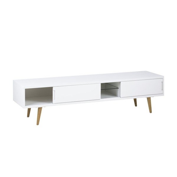 Biała szafka pod TV Actona Elise, 180x46 cm-image-4