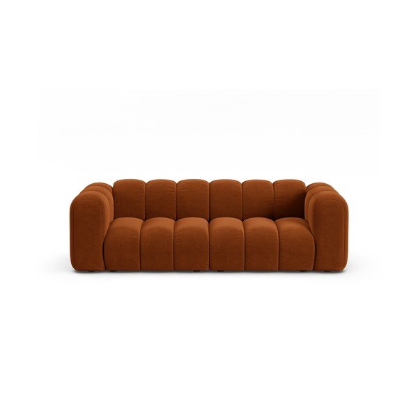 Pomarańczowa sofa 228 cm Lupine – Micadoni Home