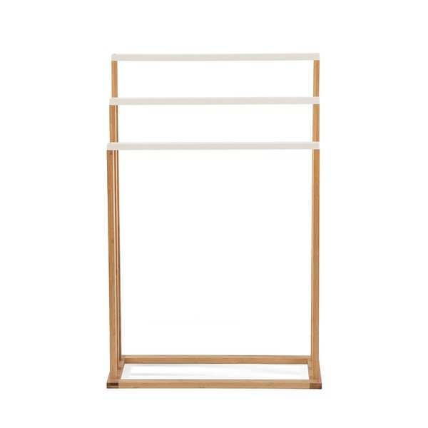 Bambusowy stojak na ręczniki w naturalnym kolorze Nivo – Bonami Essentials-image-2