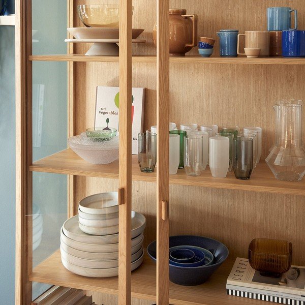 Witryna z drewna dębowego 100x140 cm Panorama – Hübsch-image-1