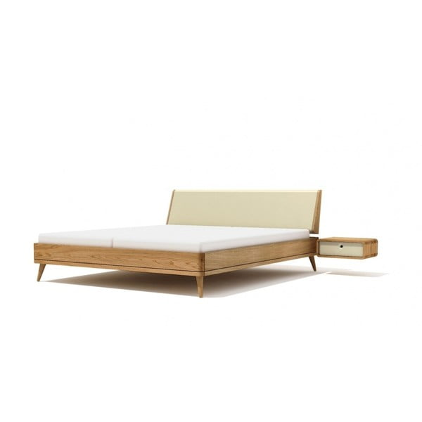 Łóżko z litego drewna dębowego Javorina Terra NS, 180x200 cm