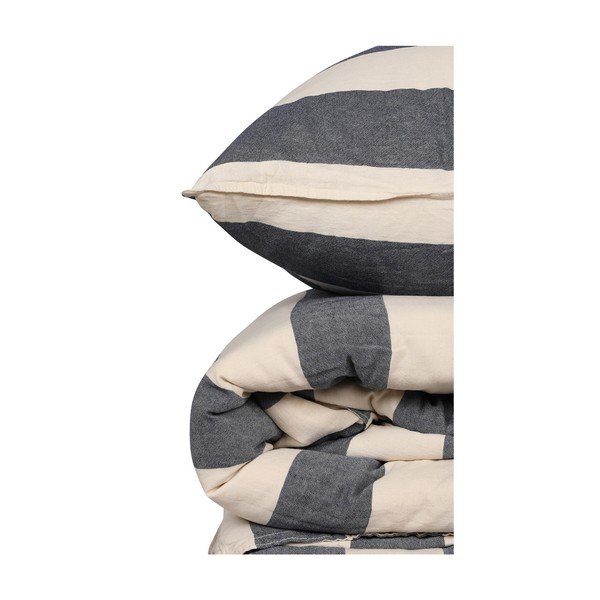 Niebieska bawełniana pościel dwuosobowa 200x200 cm Stonewashed – Mijolnir-image-4