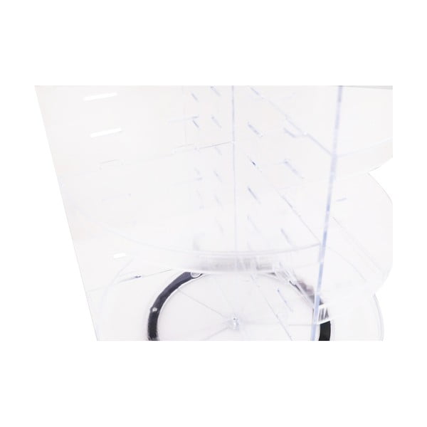 Transparentny plastikowy obrotowy organizer łazienkowy – Hermia-image-4