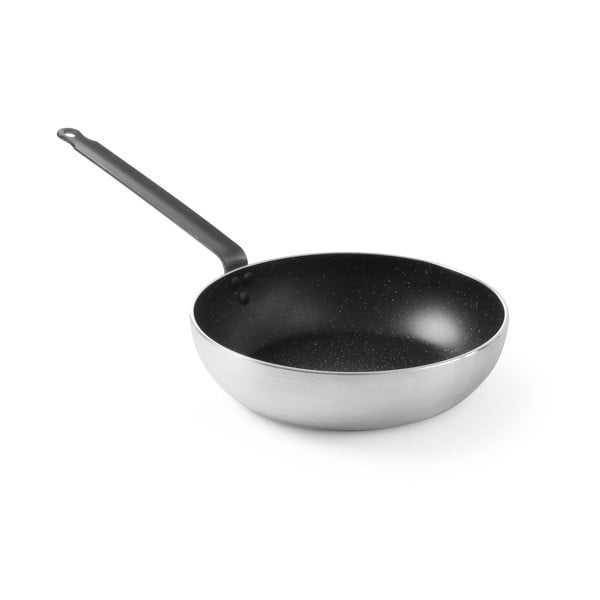 Aluminiowa patelnia WOK z nieprzywierającą powierzchnią Hendi, ø 29 cm