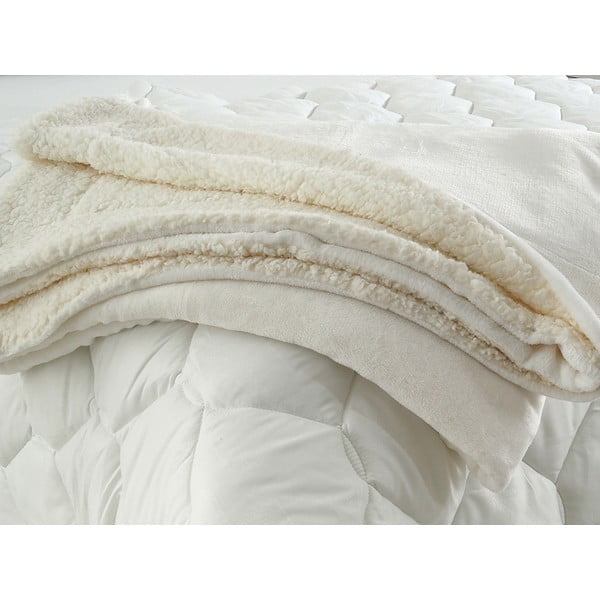 Koc z materiału sherpa 150x200 cm – B.E.S.-image-1
