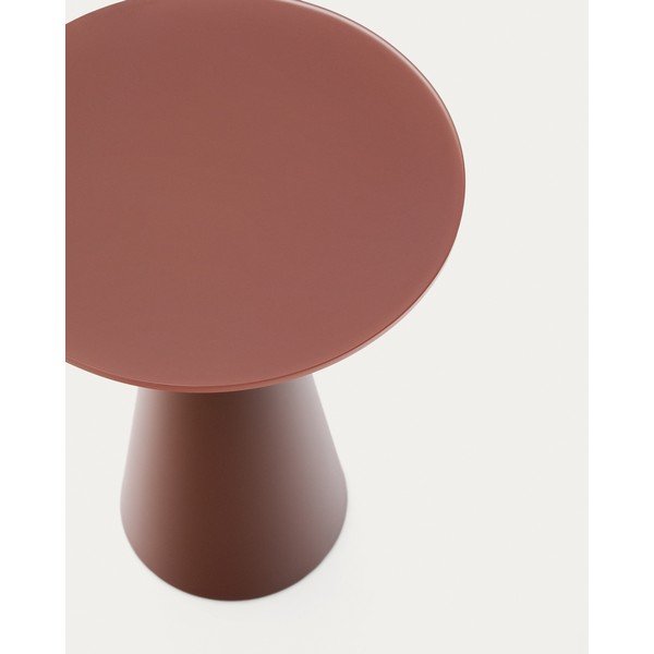 Okrągły stolik ze szklanym blatem ø 35 cm Wilshire – Kave Home-image-3