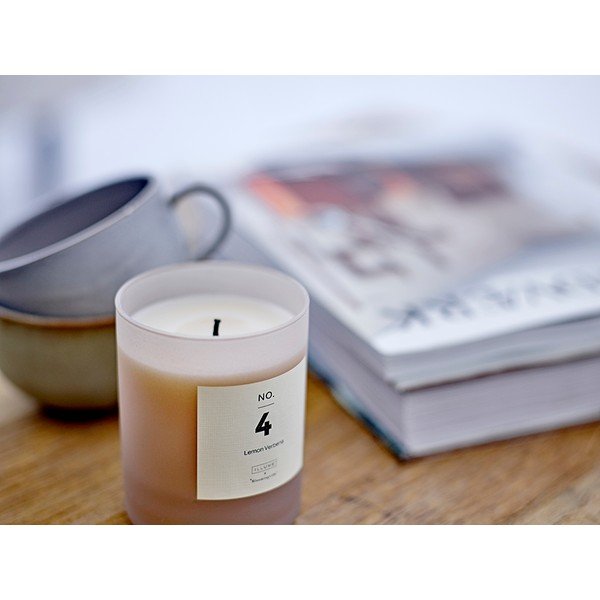 Zapachowa świeca czas palenia 50 h No. 4 Lemon Verbena – ILLUME x Bloomingville-image-1