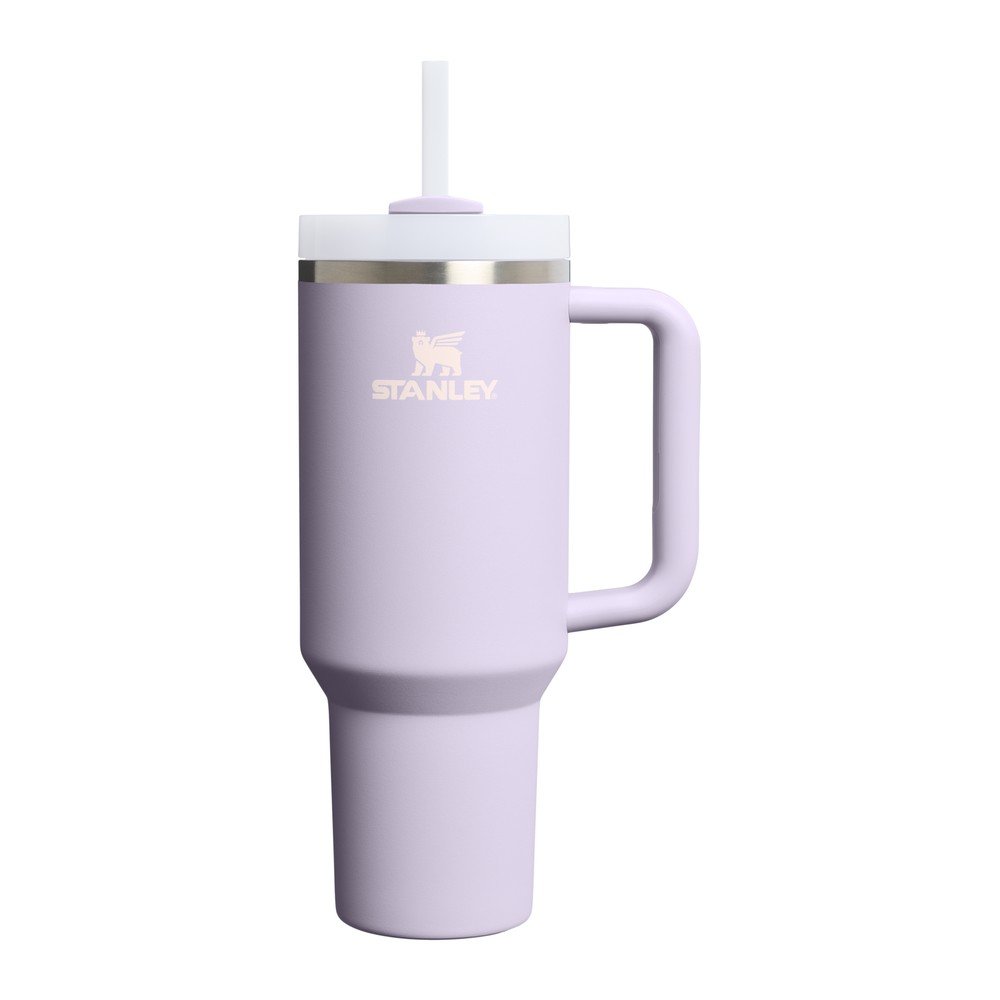 Lawendowy termos ze stali nierdzewnej ze słomką 1,18 l Quencher H2.O FlowState™ Tumbler Purple Dust – Stanley