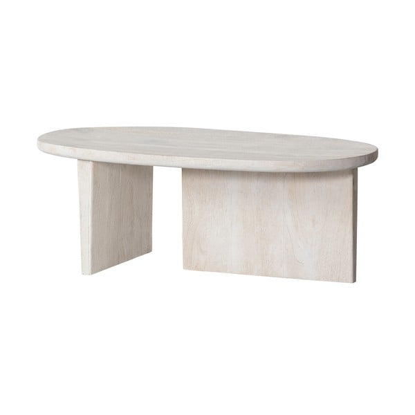 Stolik z litego drewna mango w naturalnym kolorze 110x60 cm Seam – WOOOD-image-3