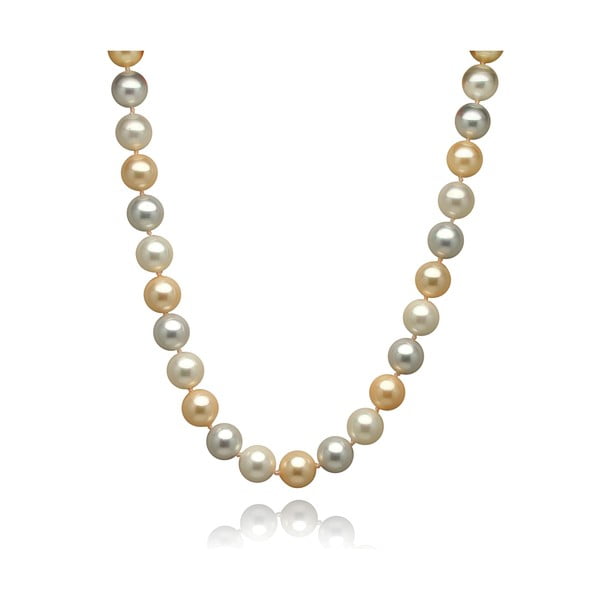 Srebrno-złoty naszyjnik perłowy Mara de Vida Only Me, długość 52 cm