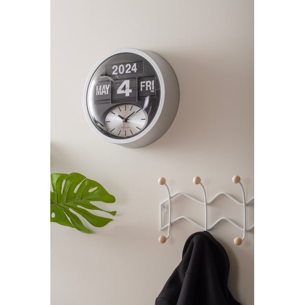Biały metalowy wieszak ścienny 61 cm Zig Zag – PT LIVING-image-1