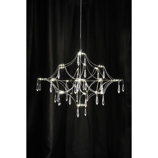 Lampa wisząca LED w kolorze srebra ø 60 cm Efesos – Markslöjd-image-1