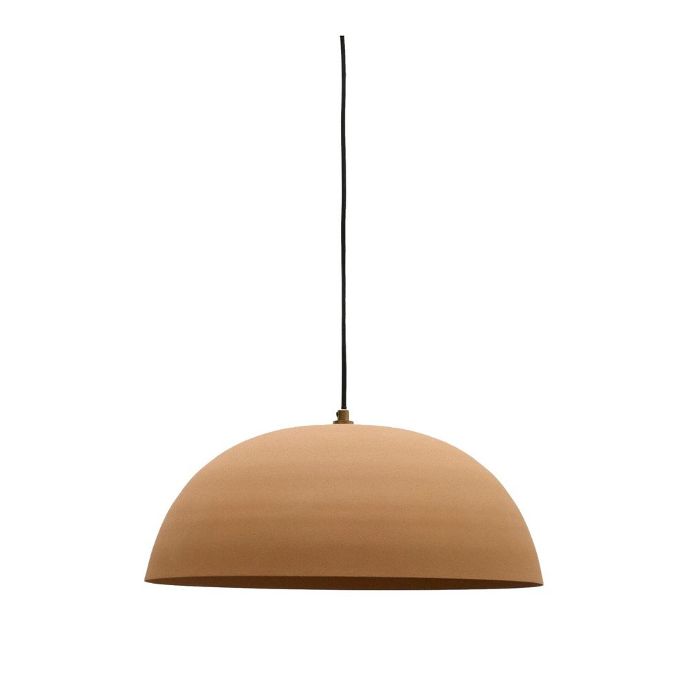 Pomarańczowa metalowa lampa wisząca ø 46 cm Nibla – Kave Home