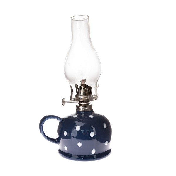 Ceramiczna lampa naftowa (wysokość 28 cm) – Dakls