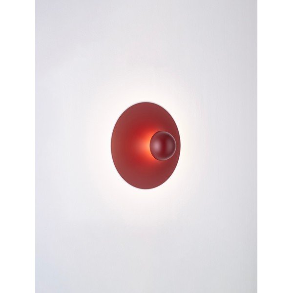 Bordowy aluminiowy kinkiet LED Edem – Nova Luce-image-2