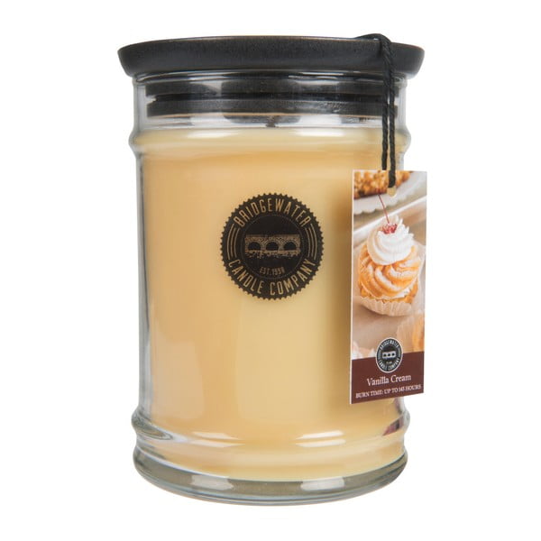 Świeczka w szkle Creative Tops Vanilla Cream, czas palenia 140–160