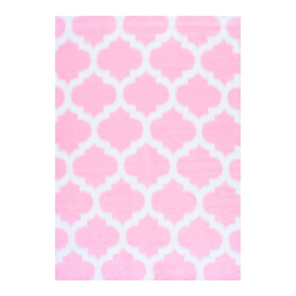 Różowy dywan nuLOOM State Pink, 122x183 cm