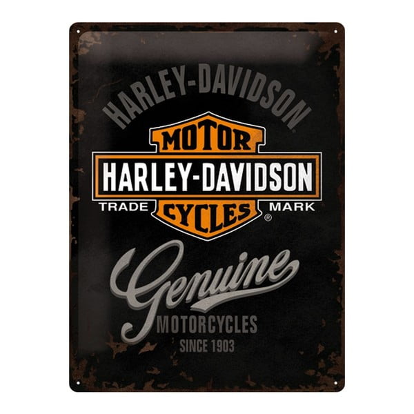 Blaszana tablica Harley Davidson Motor, 30x40 cm