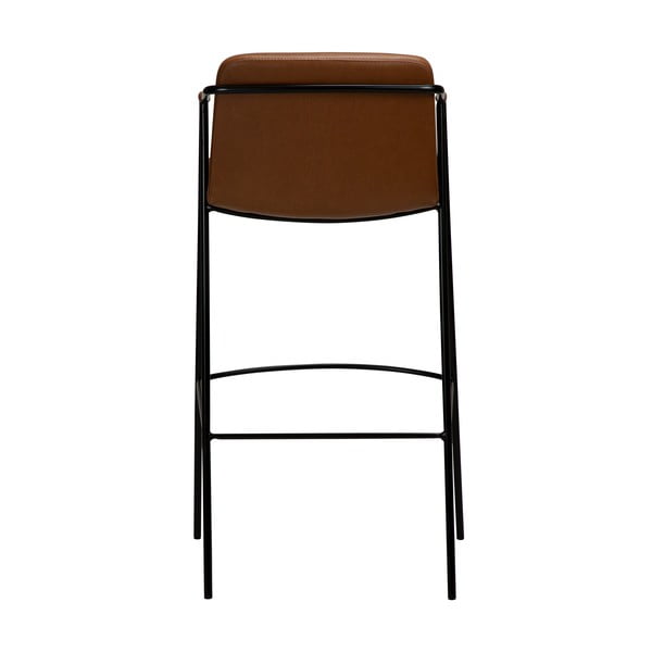 Brązowy hoker z imitacji skóry DAN-FORM Denmark Boto, wys. 105 cm-image-2