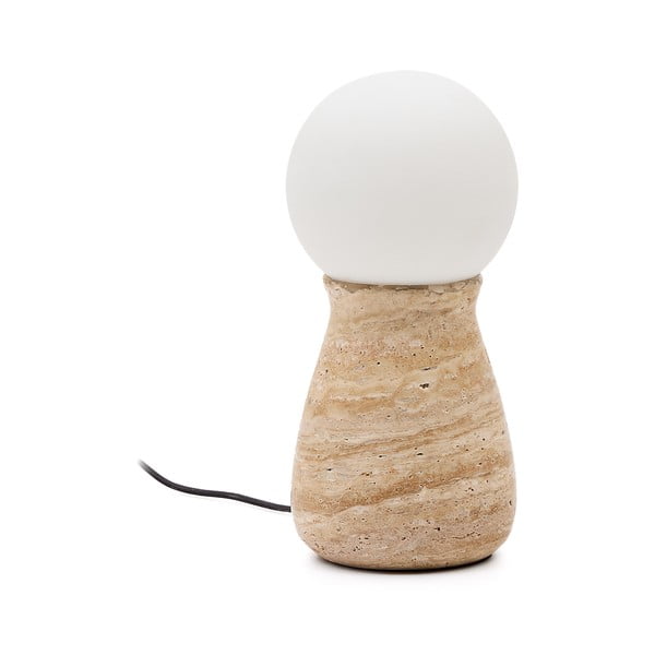 Beżowa lampa stołowa (wysokość 31,5 cm) Okeni – Kave Home