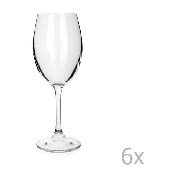 Zestaw 6 kieliszków do białego wina Banquet Leona