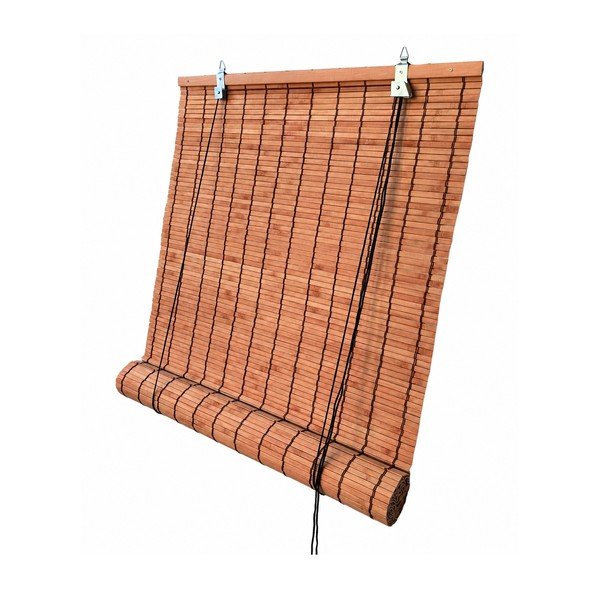 Pomarańczowa bambusowa roleta 60x160 cm Zeva – Gardinia-image-3