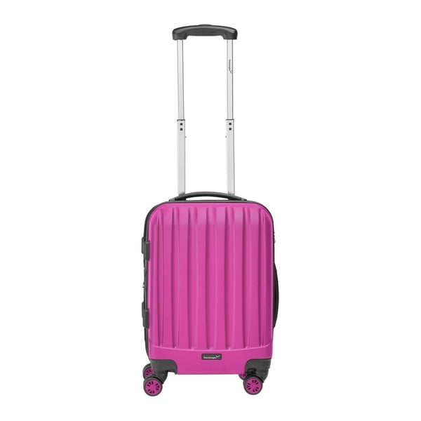 Różowa walizka podróżna Packenger Koffer, 47 l