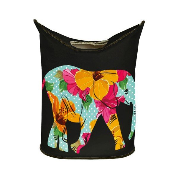 Kosz na bieliznę Flower Elephant-image-1