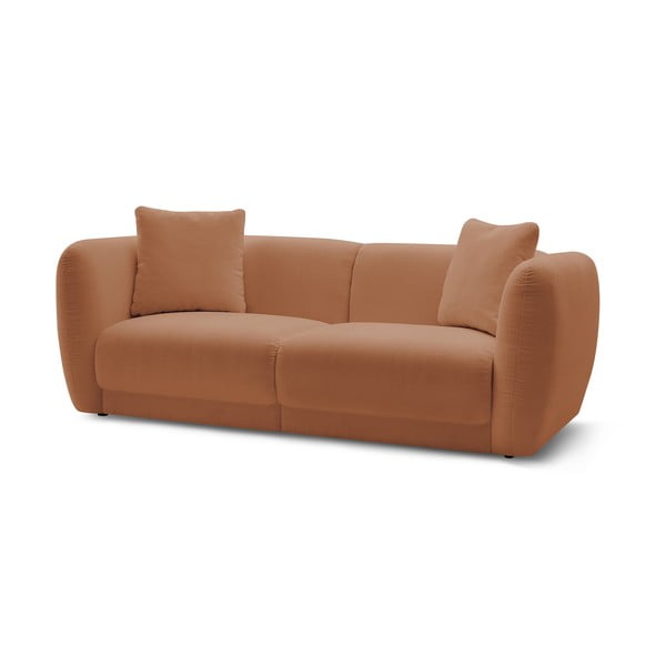 Pomarańczowa sofa 230 cm Bourbon – Bobochic Paris-image-3