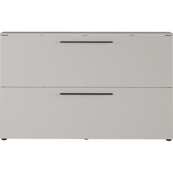 Szarobeżowa wisząca szafka na buty Utah – Germania-image-1