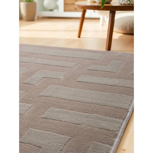 Beżowy chodnik 80x240 cm Perles Onyx – Elle Decoration-image-3