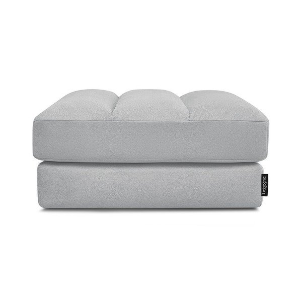 Jasnoszary aksamitny podnóżek Sierra – Bobochic Paris-image-4