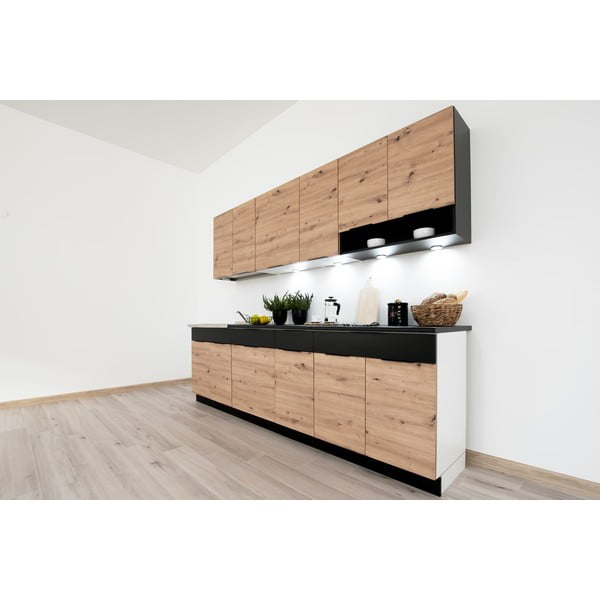 Kuchnia w kształcie I bez blatu (bez usługi montażu) 260 cm Kian – STOLKAR-image-3