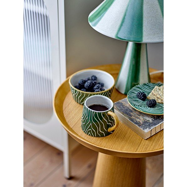 Lampa stołowa ceramiczna z ceramicznym kloszem (wysokość 35 cm) Olive – Bloomingville-image-3