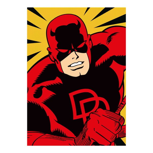 Plakat z blachy Marvel Close Up - Daredevil