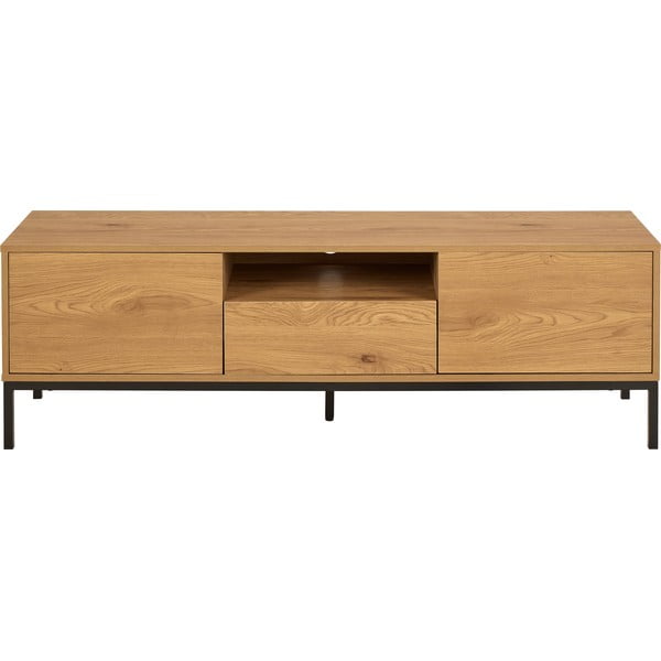 Szafka pod TV w dekorze dębu w naturalnym kolorze 140x45x40 cm Seaford – Actona