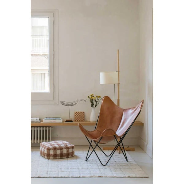 Kremowy bawełniany dywan tkany ręcznie odpowiedni do prania 200x300 cm Mosaic – Lorena Canals-image-1