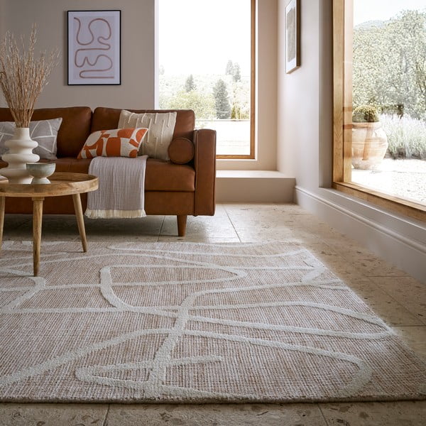 Beżowy dywan 160x230 cm Micah – Flair Rugs-image-1