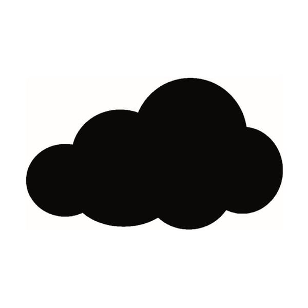 Tablica do pisania z kredowym flamastrem i zestawem montażowym Securit® Silhouette Cloud