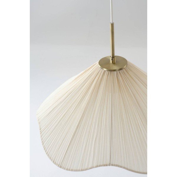 Kremowa tekstylna lampa wisząca ø 50 cm Lunaria – Jotex-image-2