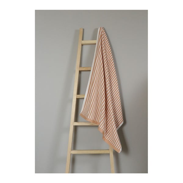 Pomarańczowy ręcznik bawełniany My Home Plus Bath, 75x135 cm