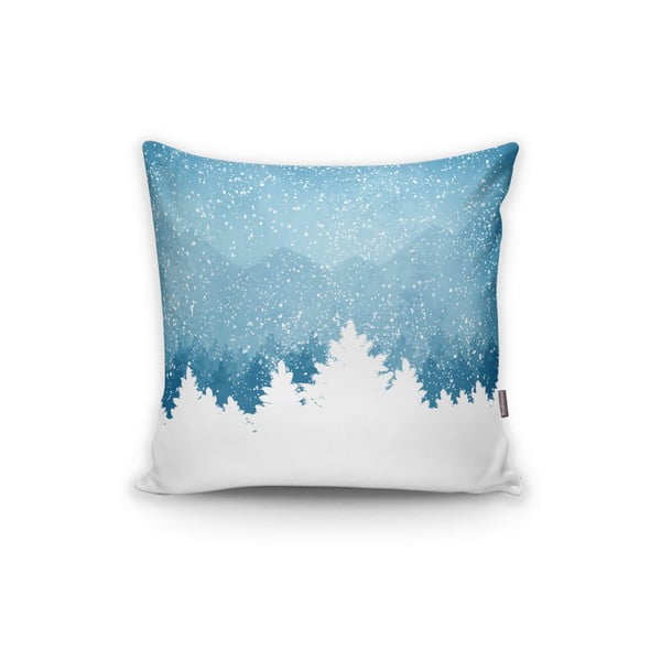 Zestaw 4 świątecznych poszewek na poduszki i bieżnika Minimalist Cushion Covers Winter Wonderland-image-3