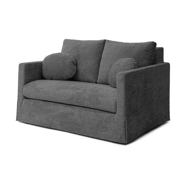 Ciemnoszara sofa 140 cm Paphos – Ropez