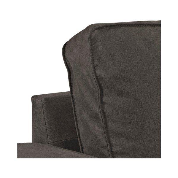 Antracytowa sofa z imitacji skóry Actona Jesolo, 260 cm-image-2