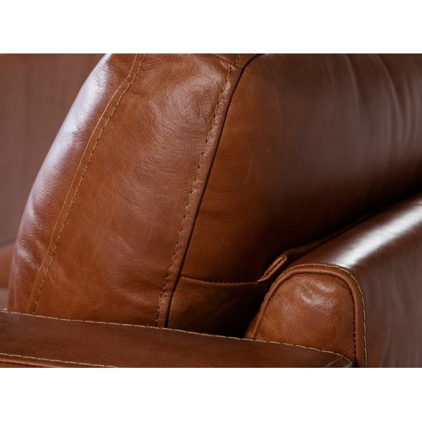 Skórzana sofa Ángel Cerdá Cognac, 216 cm-image-2