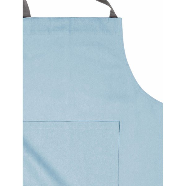 Jasnoniebieski bawełniany fartuch kuchenny Tiseco Home Studio-image-2