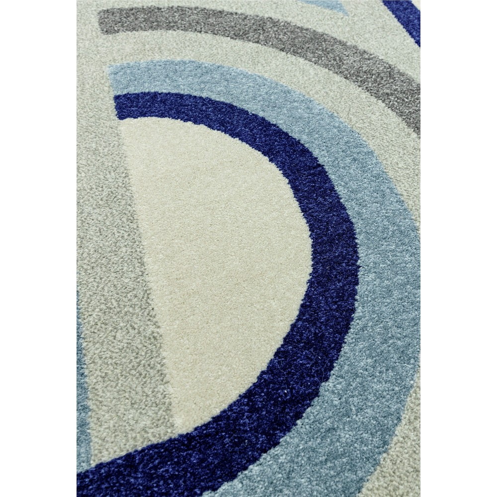 Szaroniebieski dywan 80x150 cm Nova Retro Blue – Asiatic Carpets (zdjęcie 3)