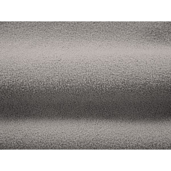 Jasnoszary fotel z materiału bouclé Chuck – Micadoni Home-image-4