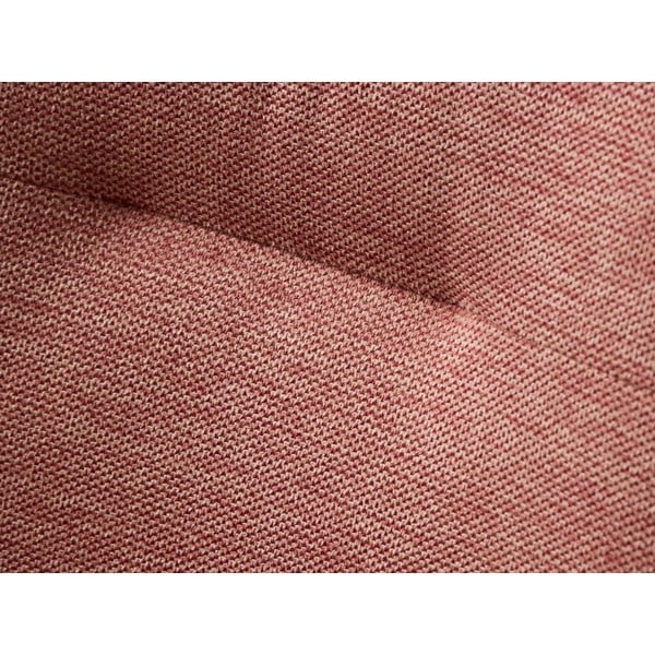 Różowy tapicerowany fotel jadalniany z podłokietnikami Roxana – Unique Furniture-image-1